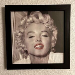 Marilyn Monroe Framed Picture 14in x 14in